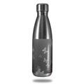 Skin Decal Wrap for RTIC Water Bottle 17oz Bokeh Butterflies Grey (BOTTLE NOT INCLUDED)