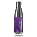 Skin Decal Wrap for RTIC Water Bottle 17oz Bokeh Butterflies Purple (BOTTLE NOT INCLUDED)