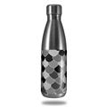 Skin Decal Wrap for RTIC Water Bottle 17oz Scales Black (BOTTLE NOT INCLUDED)