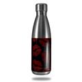 Skin Decal Wrap for RTIC Water Bottle 17oz Red And Black Lips (BOTTLE NOT INCLUDED)