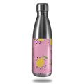 Skin Decal Wrap for RTIC Water Bottle 17oz Lemon Pink (BOTTLE NOT INCLUDED)
