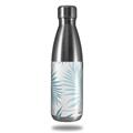 Skin Decal Wrap for RTIC Water Bottle 17oz Palms 02 Blue (BOTTLE NOT INCLUDED)