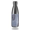 Skin Decal Wrap for RTIC Water Bottle 17oz Palms 01 Purple On Purple (BOTTLE NOT INCLUDED)