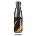Skin Decal Wrap for RTIC Water Bottle 17oz Jagged Camo Orange (BOTTLE NOT INCLUDED)