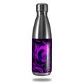 Skin Decal Wrap compatible with RTIC Water Bottle 17oz Liquid Metal Chrome Purple (BOTTLE NOT INCLUDED)