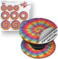 Decal Style Vinyl Skin Wrap 3 Pack for PopSockets Tie Dye Swirl 102 (POPSOCKET NOT INCLUDED)