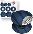 Decal Style Vinyl Skin Wrap 3 Pack for PopSockets VintageID 25 Blue (POPSOCKET NOT INCLUDED)