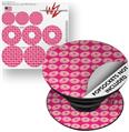 Decal Style Vinyl Skin Wrap 3 Pack for PopSockets Donuts Hot Pink Fuchsia (POPSOCKET NOT INCLUDED)