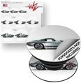 Decal Style Vinyl Skin Wrap 3 Pack for PopSockets 1967 Corvette Silver Bullet (POPSOCKET NOT INCLUDED)