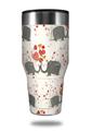 Skin Decal Wrap for Walmart Ozark Trail Tumblers 40oz Elephant Love (TUMBLER NOT INCLUDED) by WraptorSkinz