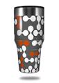 Skin Decal Wrap for Walmart Ozark Trail Tumblers 40oz Locknodes 04 Burnt Orange (TUMBLER NOT INCLUDED) by WraptorSkinz