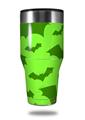 Skin Decal Wrap for Walmart Ozark Trail Tumblers 40oz Deathrock Bats Green (TUMBLER NOT INCLUDED) by WraptorSkinz