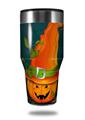 Skin Decal Wrap for Walmart Ozark Trail Tumblers 40oz Halloween Mean Jack O Lantern Pumpkin (TUMBLER NOT INCLUDED) by WraptorSkinz