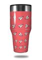 Skin Decal Wrap for Walmart Ozark Trail Tumblers 40oz Paper Planes Coral (TUMBLER NOT INCLUDED) by WraptorSkinz