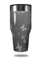 Skin Decal Wrap for Walmart Ozark Trail Tumblers 40oz Bokeh Butterflies Grey (TUMBLER NOT INCLUDED) by WraptorSkinz