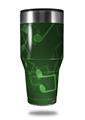 Skin Decal Wrap for Walmart Ozark Trail Tumblers 40oz Bokeh Music Green (TUMBLER NOT INCLUDED) by WraptorSkinz