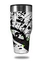 Skin Decal Wrap for Walmart Ozark Trail Tumblers 40oz Baja 0018 Lime Green (TUMBLER NOT INCLUDED) by WraptorSkinz