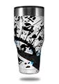 Skin Decal Wrap for Walmart Ozark Trail Tumblers 40oz Baja 0018 Blue Medium (TUMBLER NOT INCLUDED) by WraptorSkinz