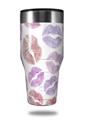 Skin Decal Wrap for Walmart Ozark Trail Tumblers 40oz Pink Purple Lips (TUMBLER NOT INCLUDED) by WraptorSkinz