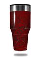 Skin Decal Wrap for Walmart Ozark Trail Tumblers 40oz Folder Doodles Red Dark (TUMBLER NOT INCLUDED) by WraptorSkinz