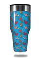 Skin Decal Wrap for Walmart Ozark Trail Tumblers 40oz Crabs and Shells Blue Medium (TUMBLER NOT INCLUDED) by WraptorSkinz