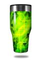 Skin Decal Wrap for Walmart Ozark Trail Tumblers 40oz - Cubic Shards Green (TUMBLER NOT INCLUDED)