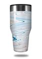 Skin Decal Wrap for Walmart Ozark Trail Tumblers 40oz - Marble Beach (TUMBLER NOT INCLUDED)