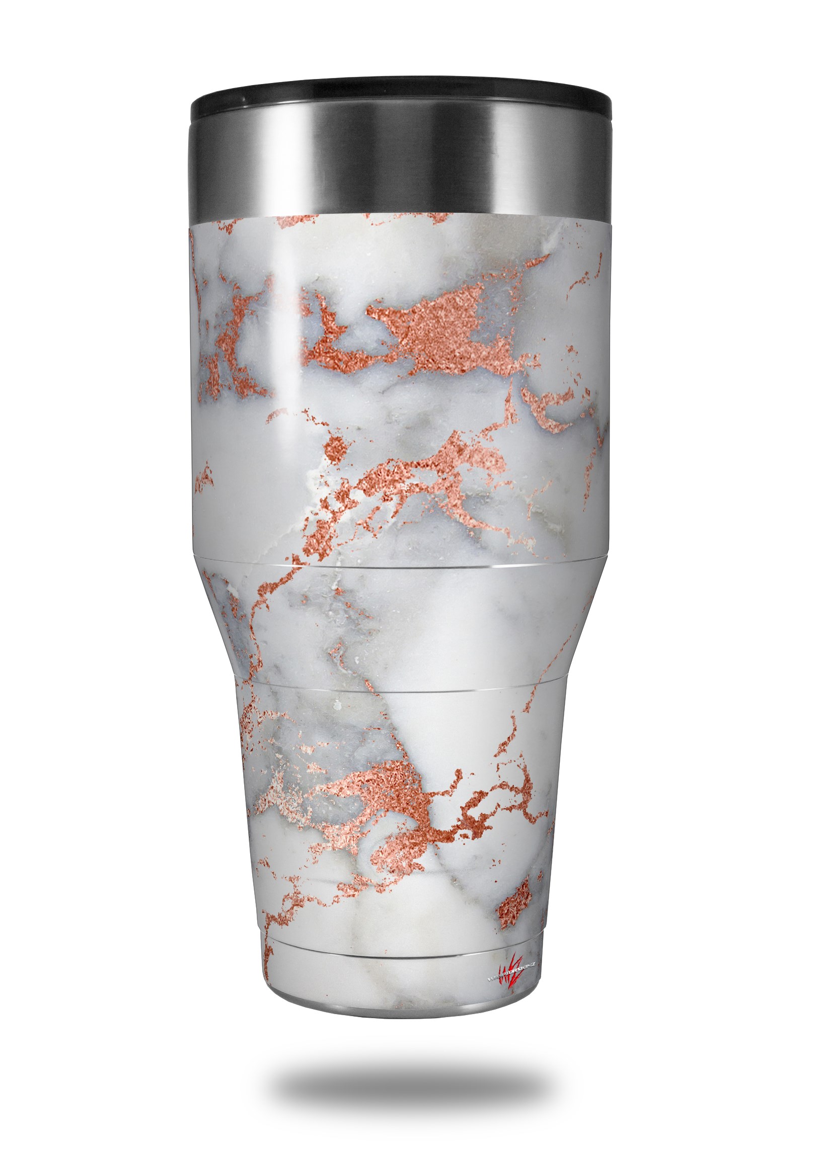 Ozark Trail Tumbler 40oz Skin Wraps Rose Gold Gilded Grey Marble