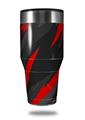 Skin Decal Wrap for Walmart Ozark Trail Tumblers 40oz - Jagged Camo Red (TUMBLER NOT INCLUDED)
