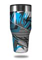 Skin Decal Wrap for Walmart Ozark Trail Tumblers 40oz - Baja 0032 Blue Medium (TUMBLER NOT INCLUDED)