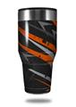 Skin Decal Wrap for Walmart Ozark Trail Tumblers 40oz - Baja 0014 Burnt Orange (TUMBLER NOT INCLUDED)