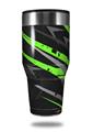 Skin Decal Wrap for Walmart Ozark Trail Tumblers 40oz - Baja 0014 Neon Green (TUMBLER NOT INCLUDED)