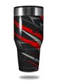 Skin Decal Wrap for Walmart Ozark Trail Tumblers 40oz - Baja 0014 Red (TUMBLER NOT INCLUDED)