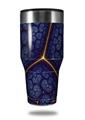 Skin Decal Wrap for Walmart Ozark Trail Tumblers 40oz - Linear Cosmos Blue (TUMBLER NOT INCLUDED)