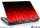 Laptop Skin (Large) - Fire Flames Red