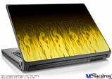 Laptop Skin (Large) - Fire Flames Yellow