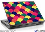 Laptop Skin (Large) - Brushed Cirlces Multi Dark
