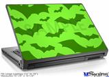Laptop Skin (Large) - Deathrock Bats Green