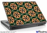 Laptop Skin (Large) - Floral Pattern Orange