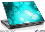 Laptop Skin (Large) - Bokeh Hex Neon Teal