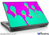 Laptop Skin (Large) - Drip Teal Pink Yellow