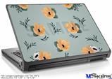 Laptop Skin (Large) - Poppy Orange Light Blue