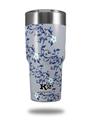 Skin Decal Wrap for K2 Element Tumbler 30oz - Victorian Design Blue (TUMBLER NOT INCLUDED) by WraptorSkinz
