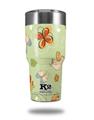 Skin Decal Wrap for K2 Element Tumbler 30oz - Birds Butterflies and Flowers (TUMBLER NOT INCLUDED) by WraptorSkinz