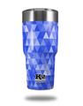 Skin Decal Wrap for K2 Element Tumbler 30oz - Triangle Mosaic Blue (TUMBLER NOT INCLUDED) by WraptorSkinz