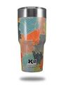 Skin Decal Wrap for K2 Element Tumbler 30oz - Flowers Pattern 03 (TUMBLER NOT INCLUDED) by WraptorSkinz