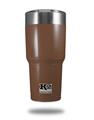 Skin Decal Wrap for K2 Element Tumbler 30oz - Solids Collection Chocolate Brown (TUMBLER NOT INCLUDED) by WraptorSkinz
