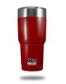 Skin Decal Wrap for K2 Element Tumbler 30oz - Solids Collection Red Dark (TUMBLER NOT INCLUDED) by WraptorSkinz