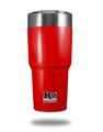 Skin Decal Wrap for K2 Element Tumbler 30oz - Solids Collection Red (TUMBLER NOT INCLUDED) by WraptorSkinz