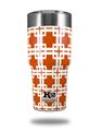 Skin Decal Wrap for K2 Element Tumbler 30oz - Boxed Burnt Orange (TUMBLER NOT INCLUDED) by WraptorSkinz